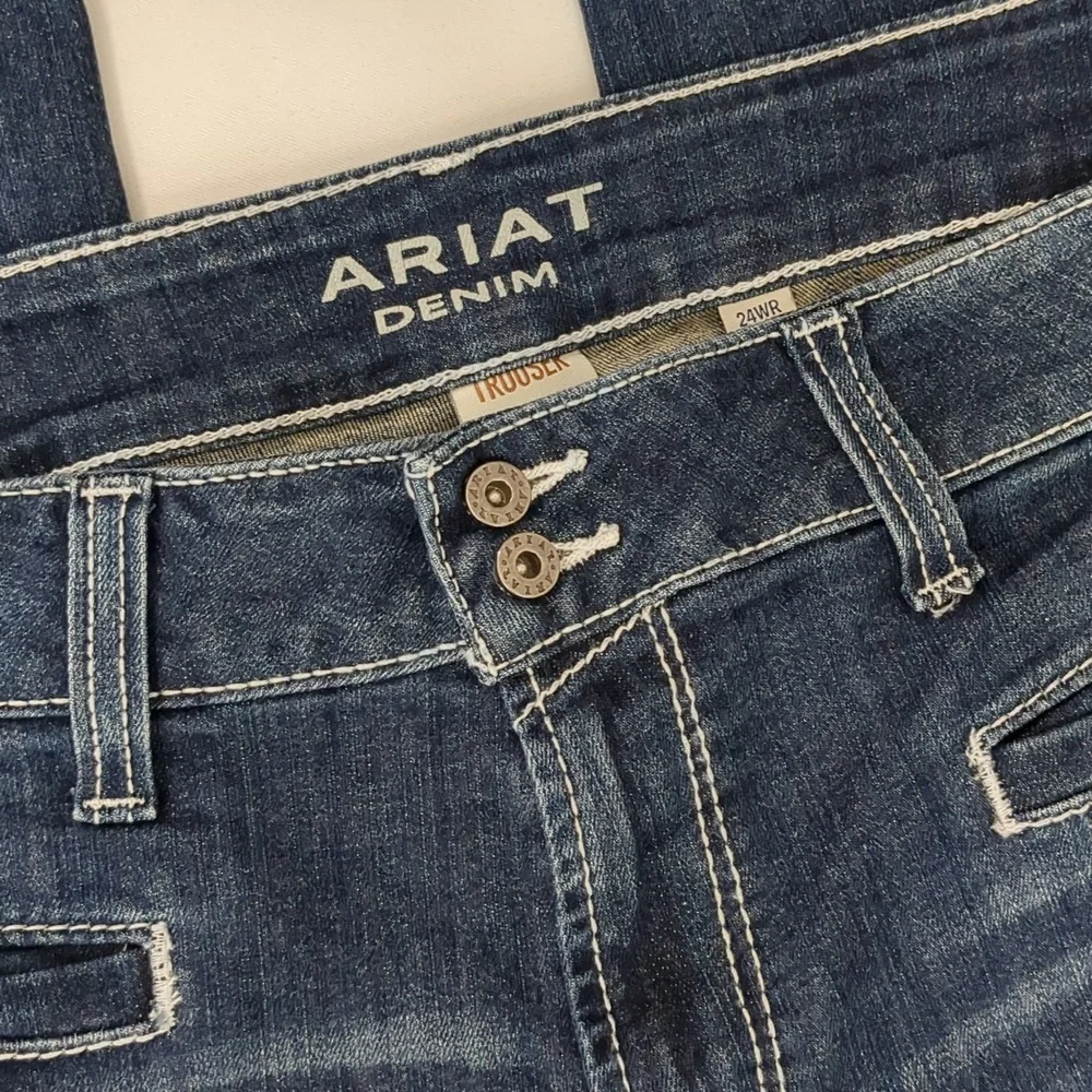 Ariat Women's Straight Leg Jeans - Blue - Picture 9 of 16